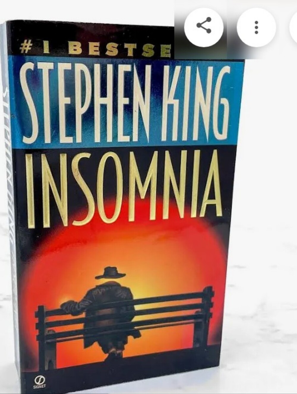 Stephen King Insomnia Coffee Table Book - Orange Cover
